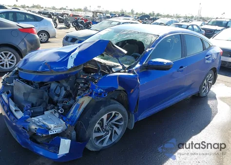 2018 Honda Civic Ex from USA, damaged, VIN 2HGFC2F76JH552764